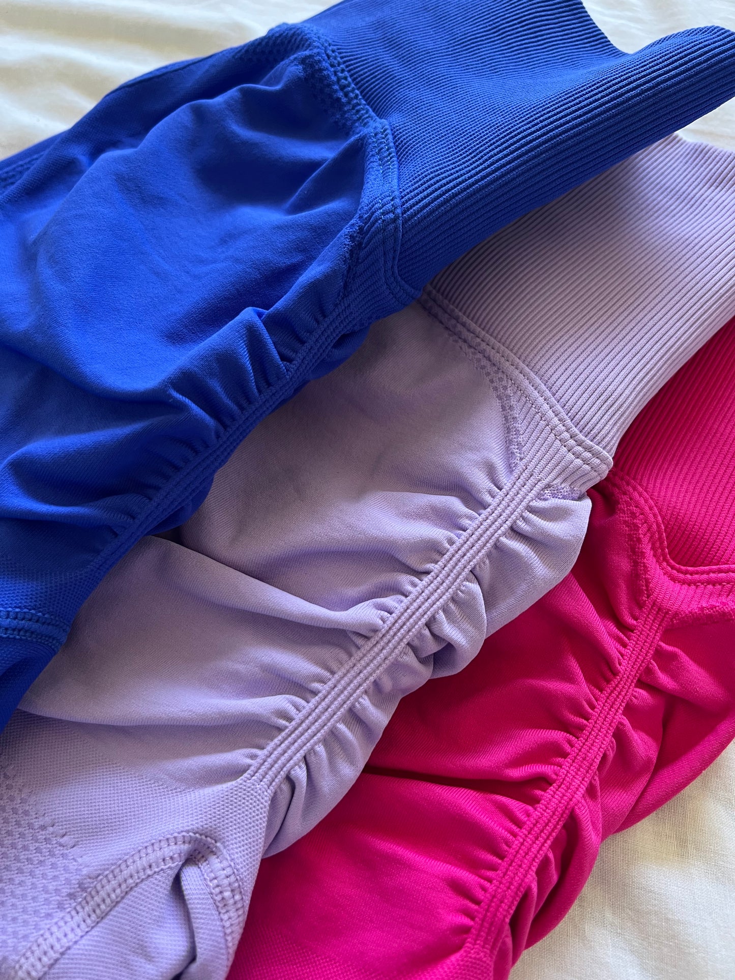 Blue Super Set Scrunch Bum Shorts