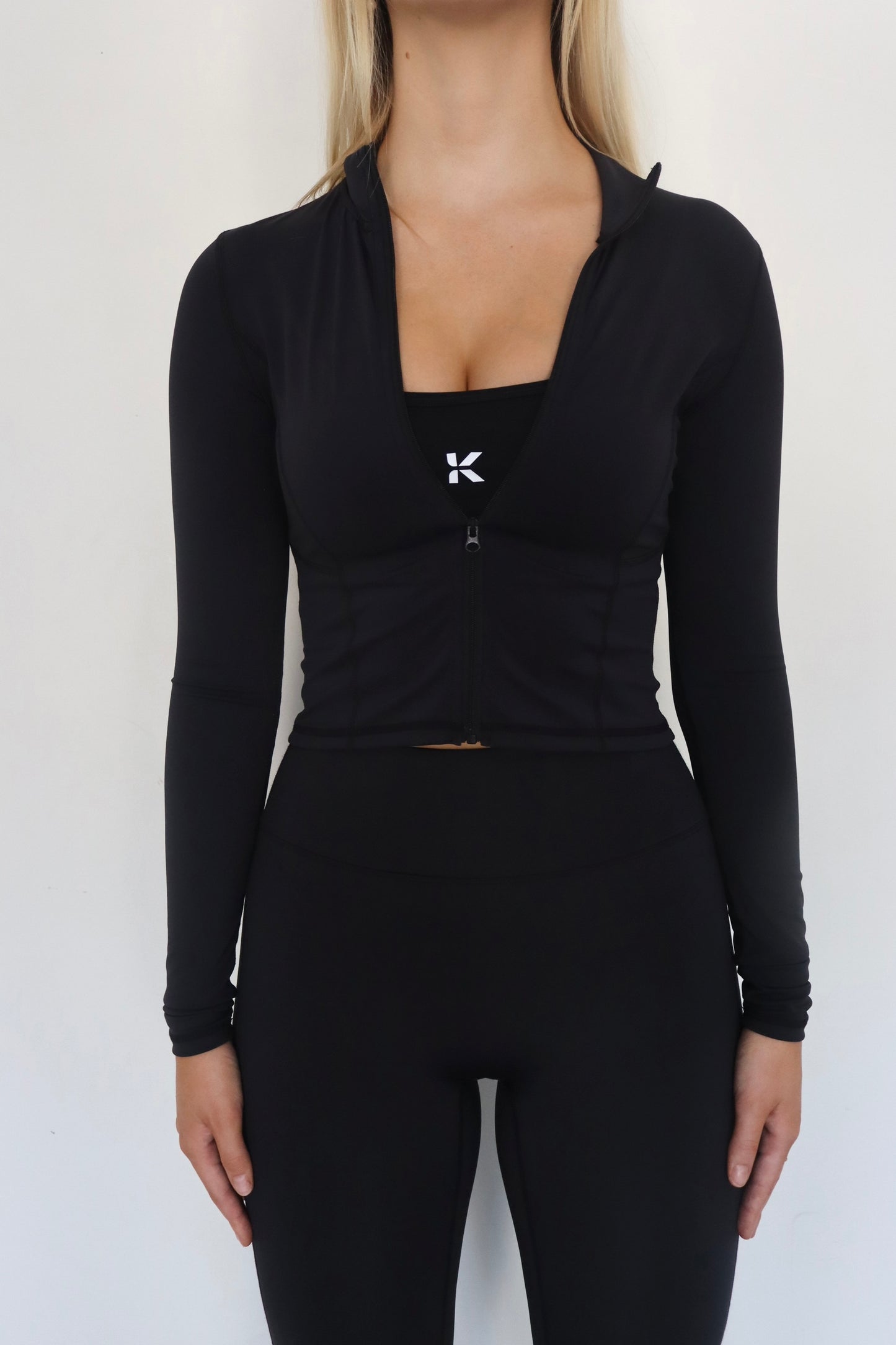 Noir (Black) - Elite Cropped Jacket