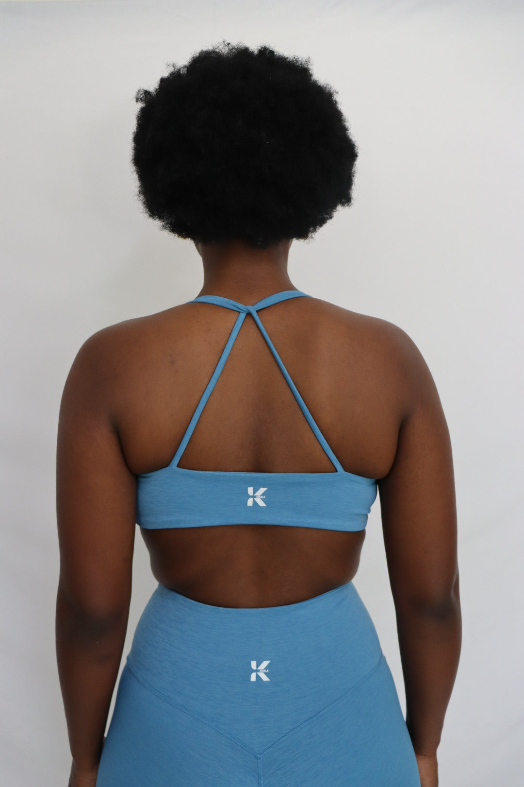 Baby Blue - I Am Kapable Twisted Sport Bra