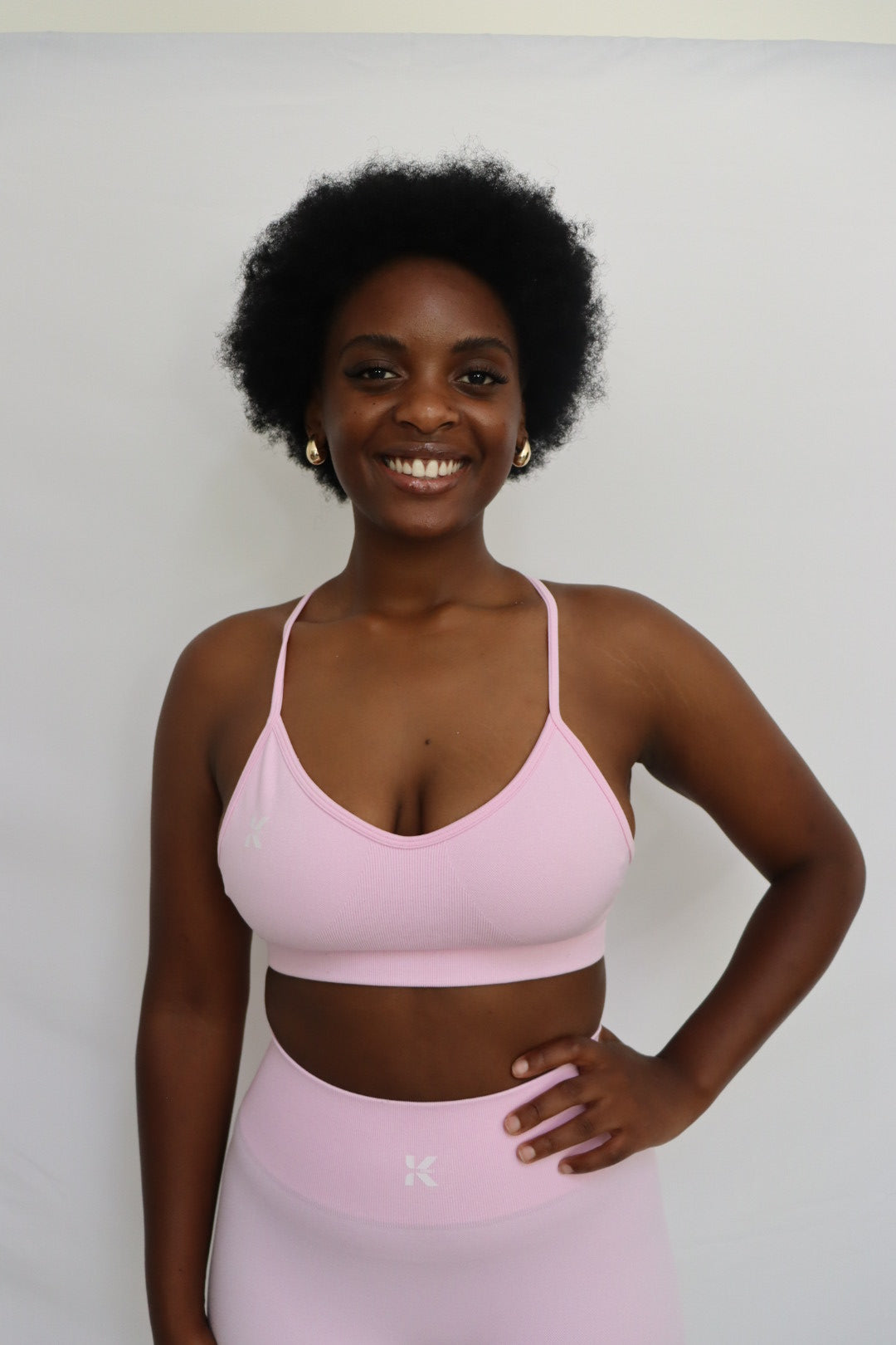 Pink No Limits Sport Bra