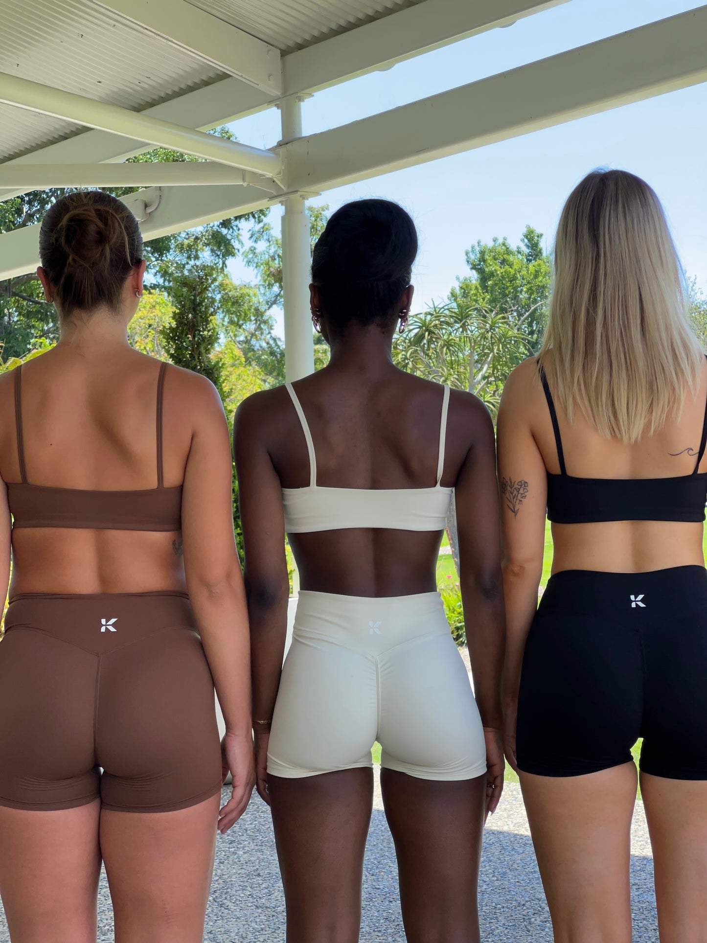 Mellow - Cream V-Waistband Shorts
