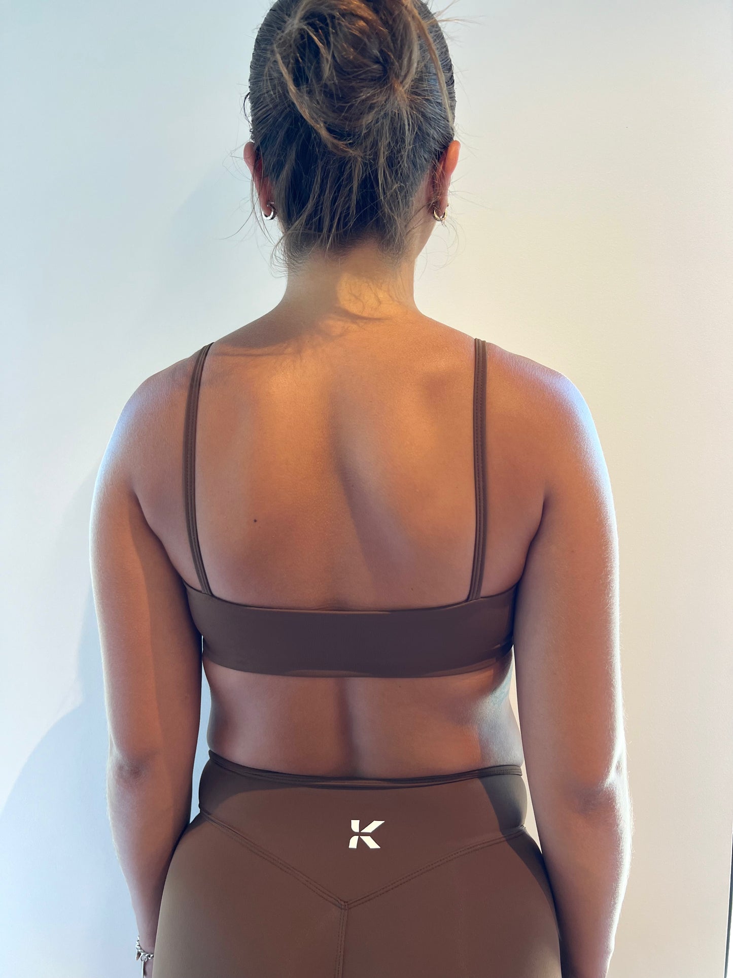 Mellow - Latte (Brown) Sport Crop