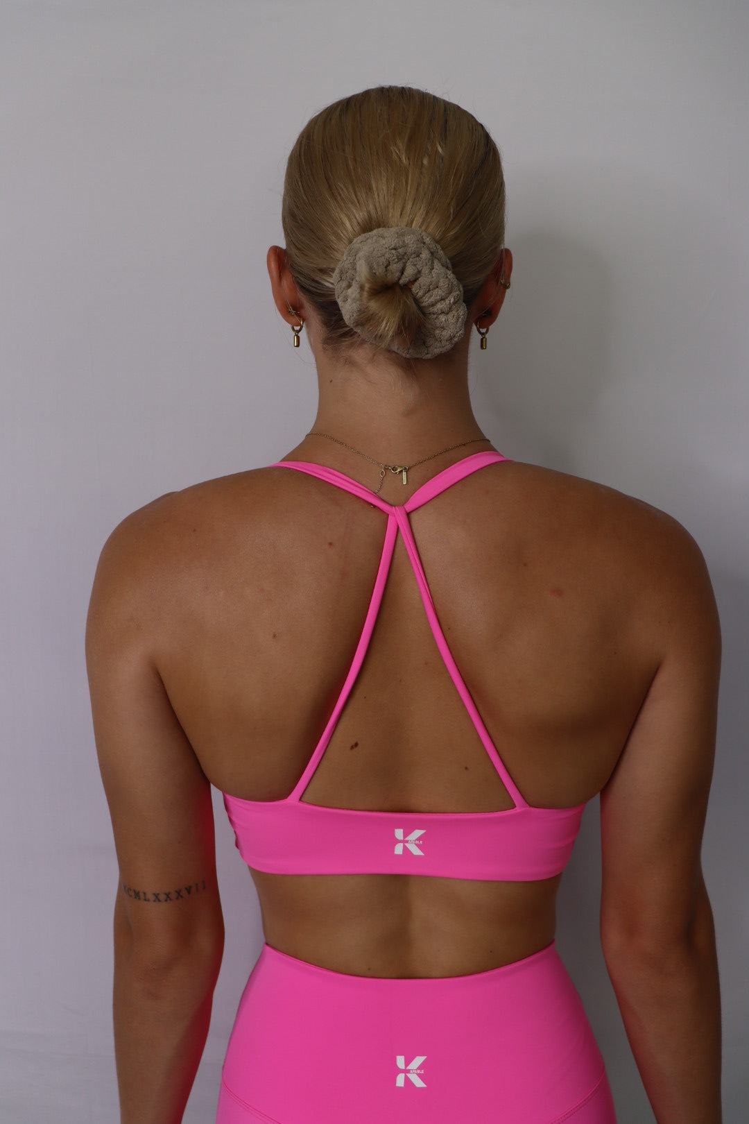 Barbie Pink- I Am Kapable Twisted Sport Bra