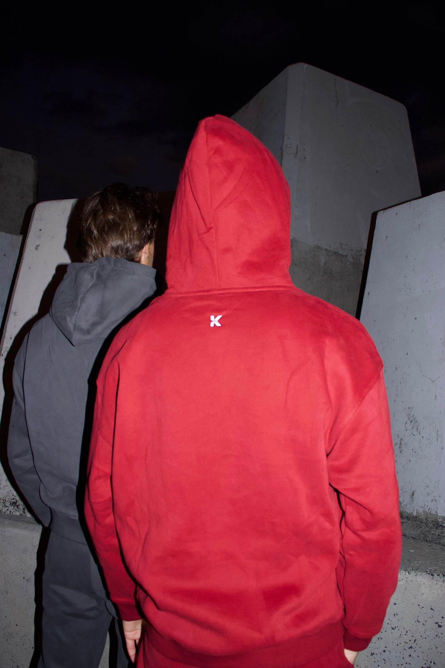 RECOVERY Oversized Hoodie - Burgundy