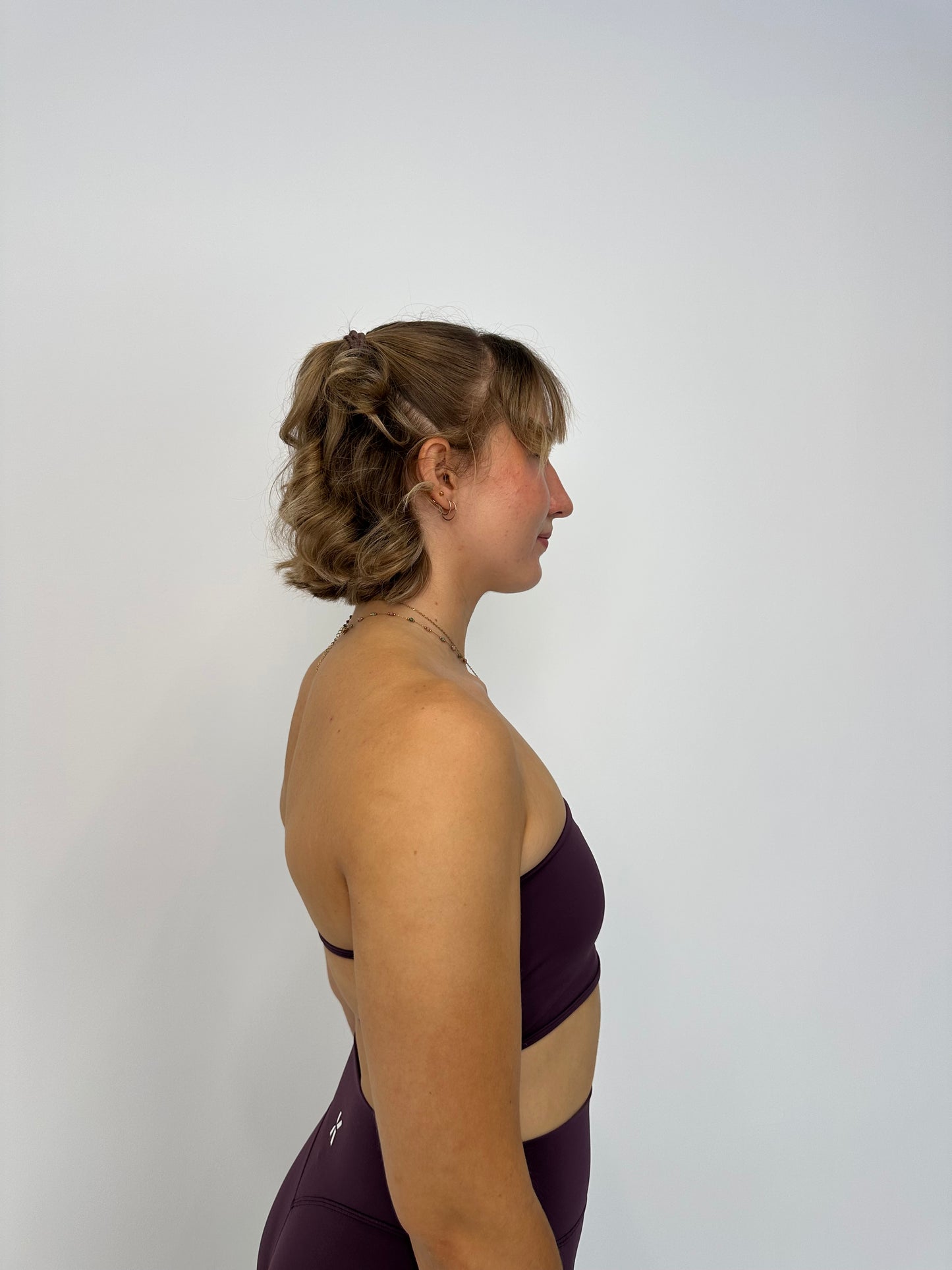 PRE-ORDER Backless Bandeau Plum Purple