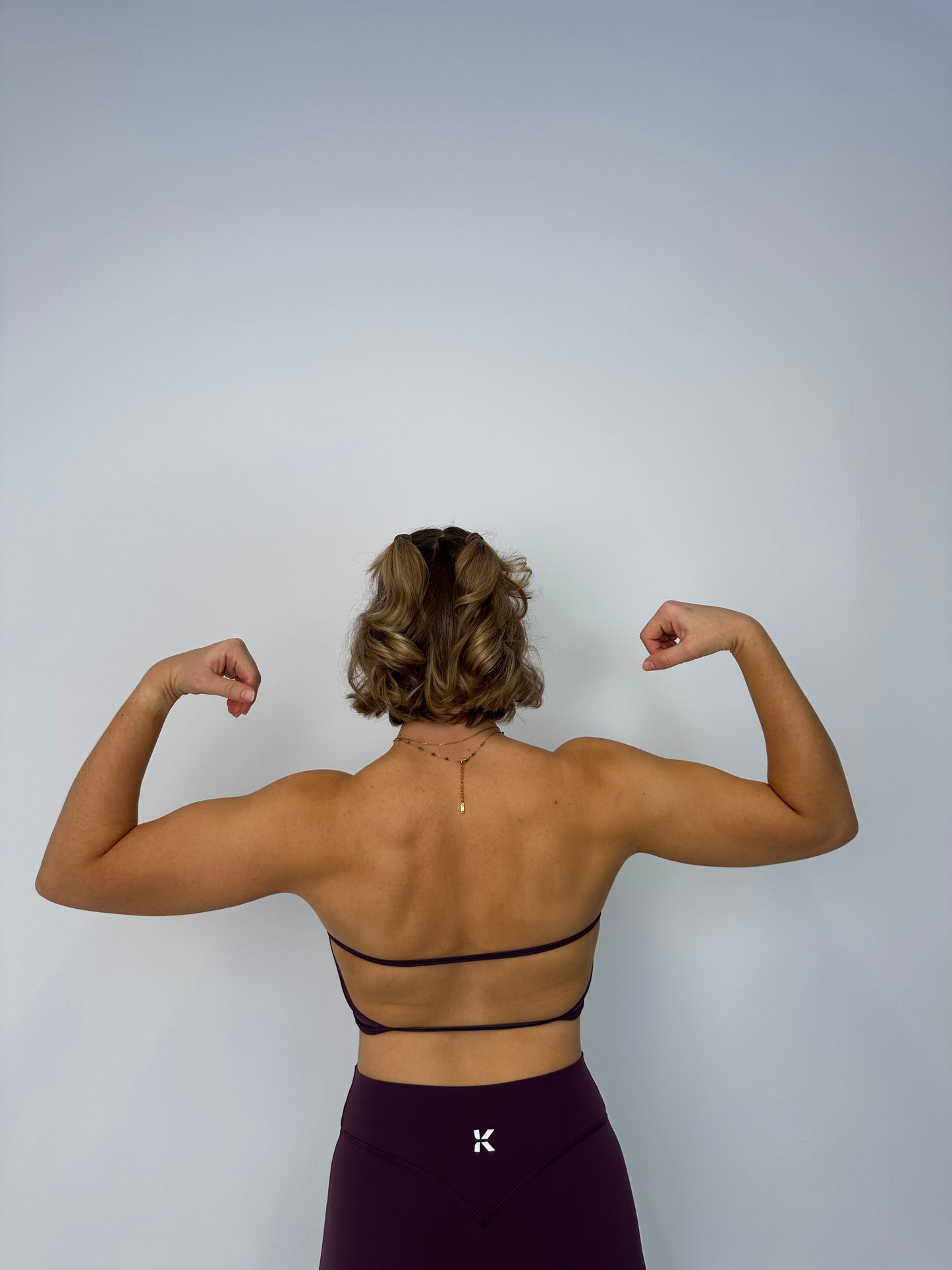 PRE-ORDER Backless Bandeau Plum Purple