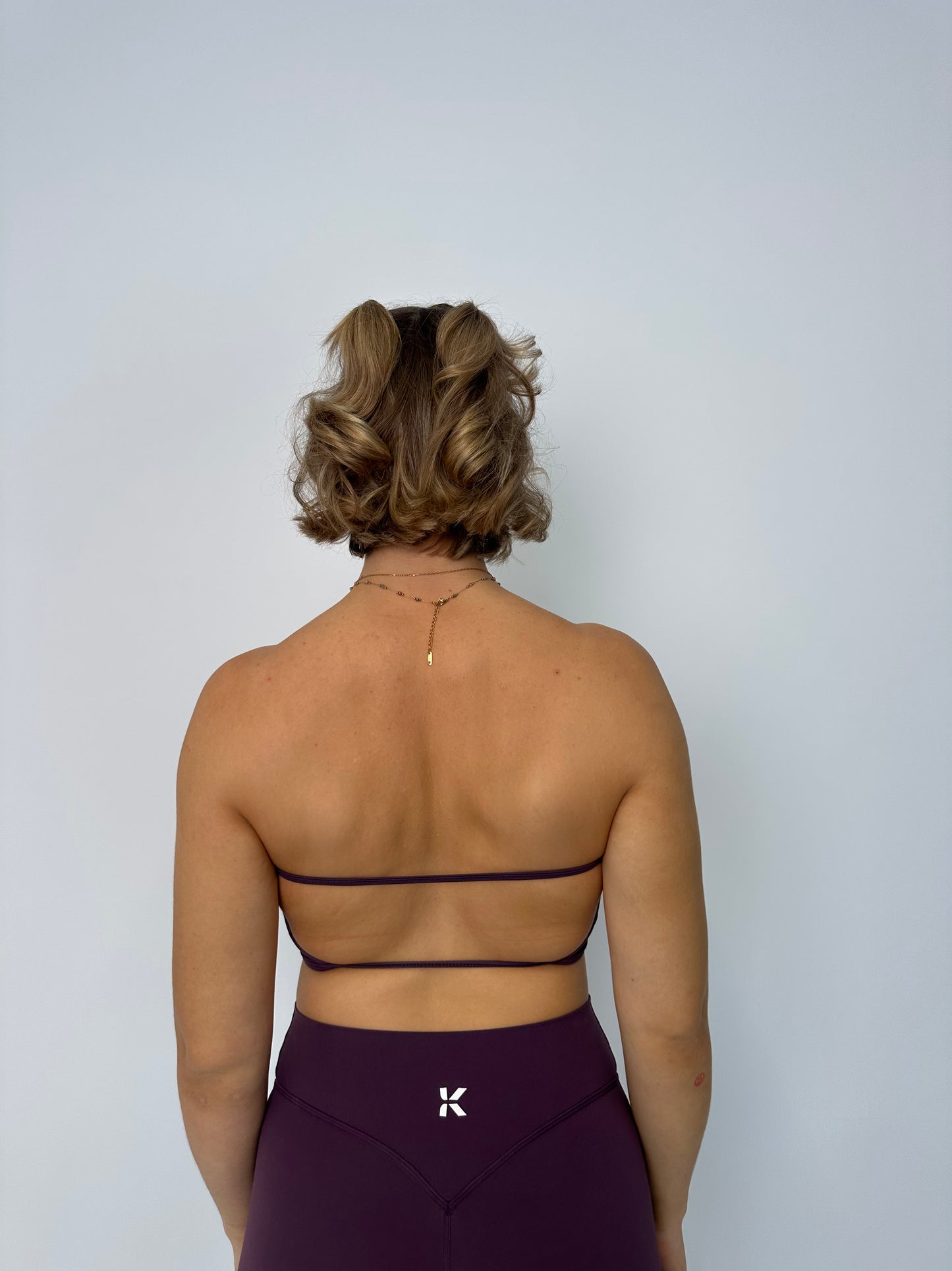 PRE-ORDER Backless Bandeau Plum Purple