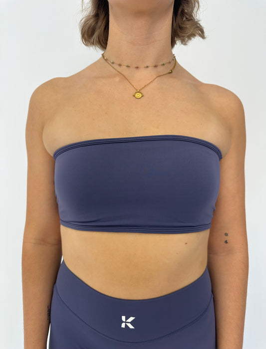PRE-ORDER Backless Bandeau Midnight Blue