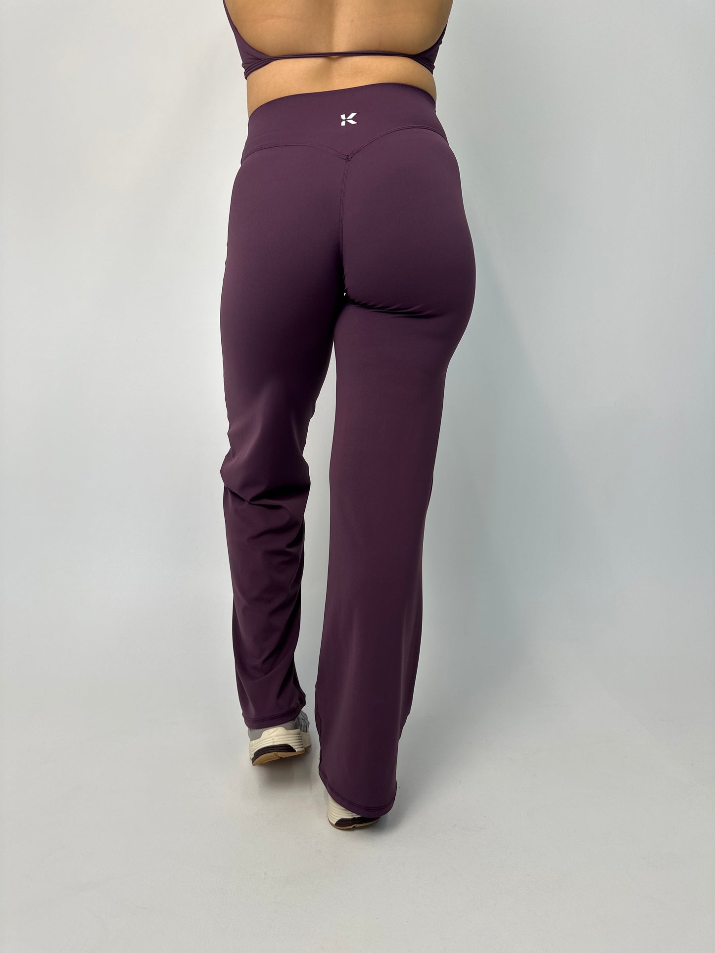 PRE-ORDER Flared Seamless Leggings Plum Purple