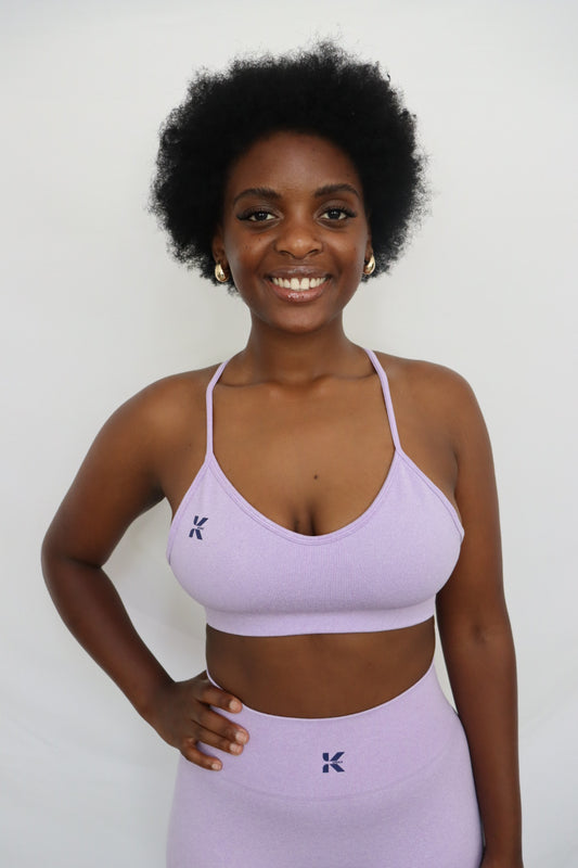 Purple No Limits Sport Bra