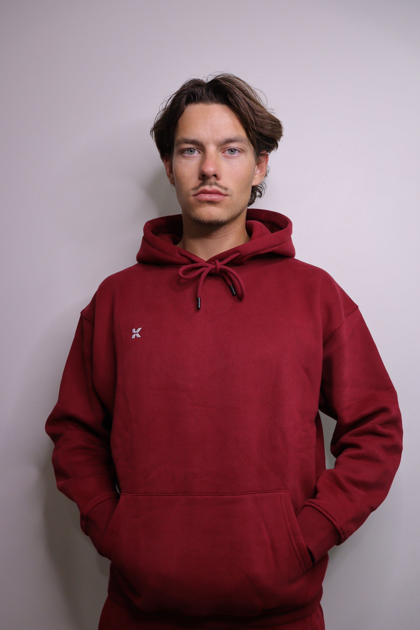 RECOVERY Oversized Hoodie - Burgundy